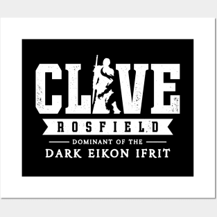 Clive Rosfield Dark Eikon Crest Posters and Art